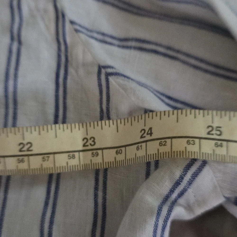 Polo Ralph Lauren Striped Linen Shirt Long Sleeve XL/TG - Picture 11 of 11